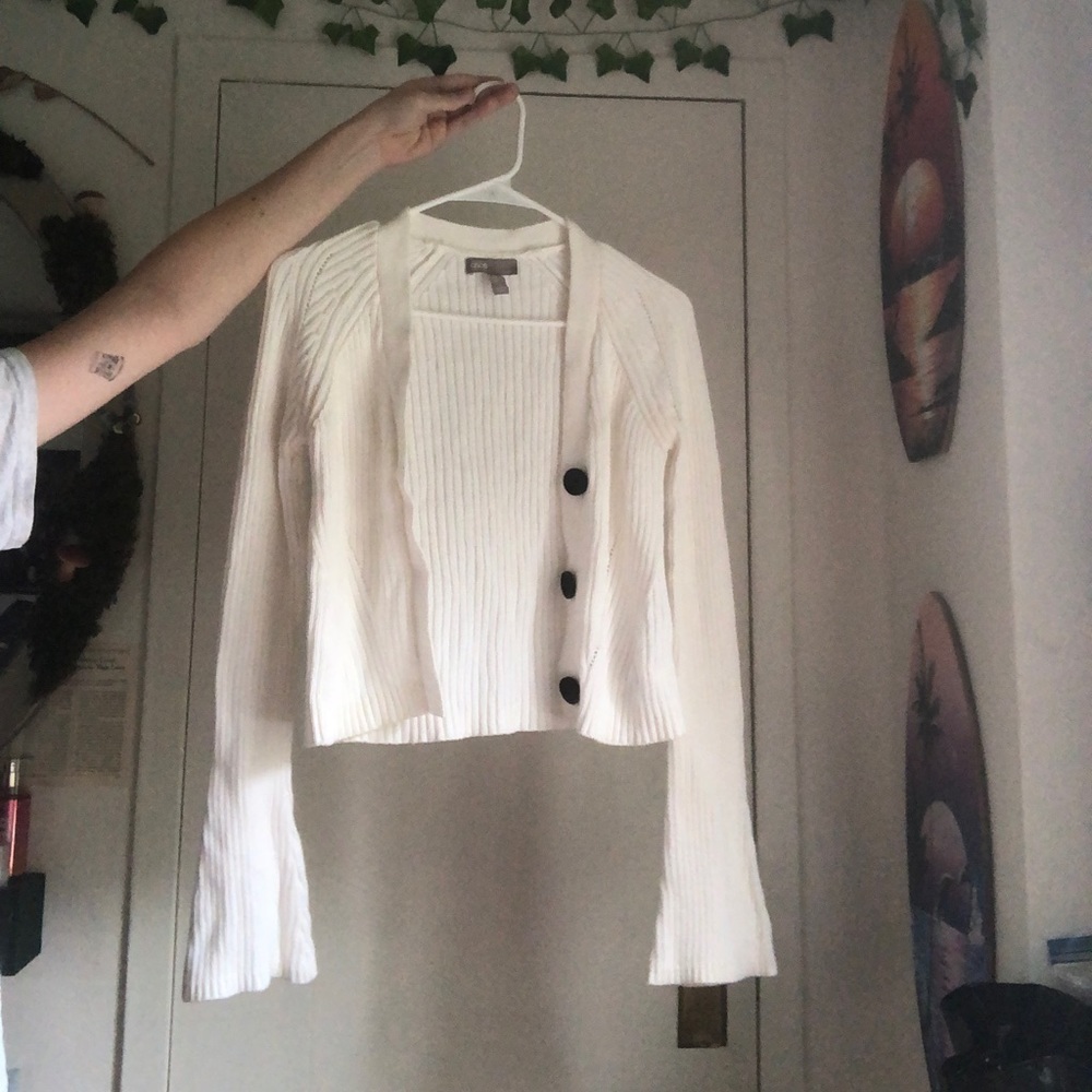 White Cardigan